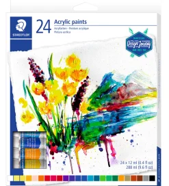 Akryl Maling - 24 stk - 12 ml>Staedtler Outlet