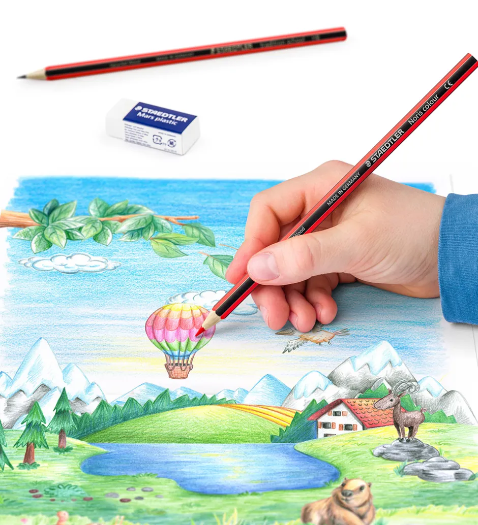 Farveblyanter - Noris Upcycled Wood - Bonus Pack - 12+>Staedtler Sale