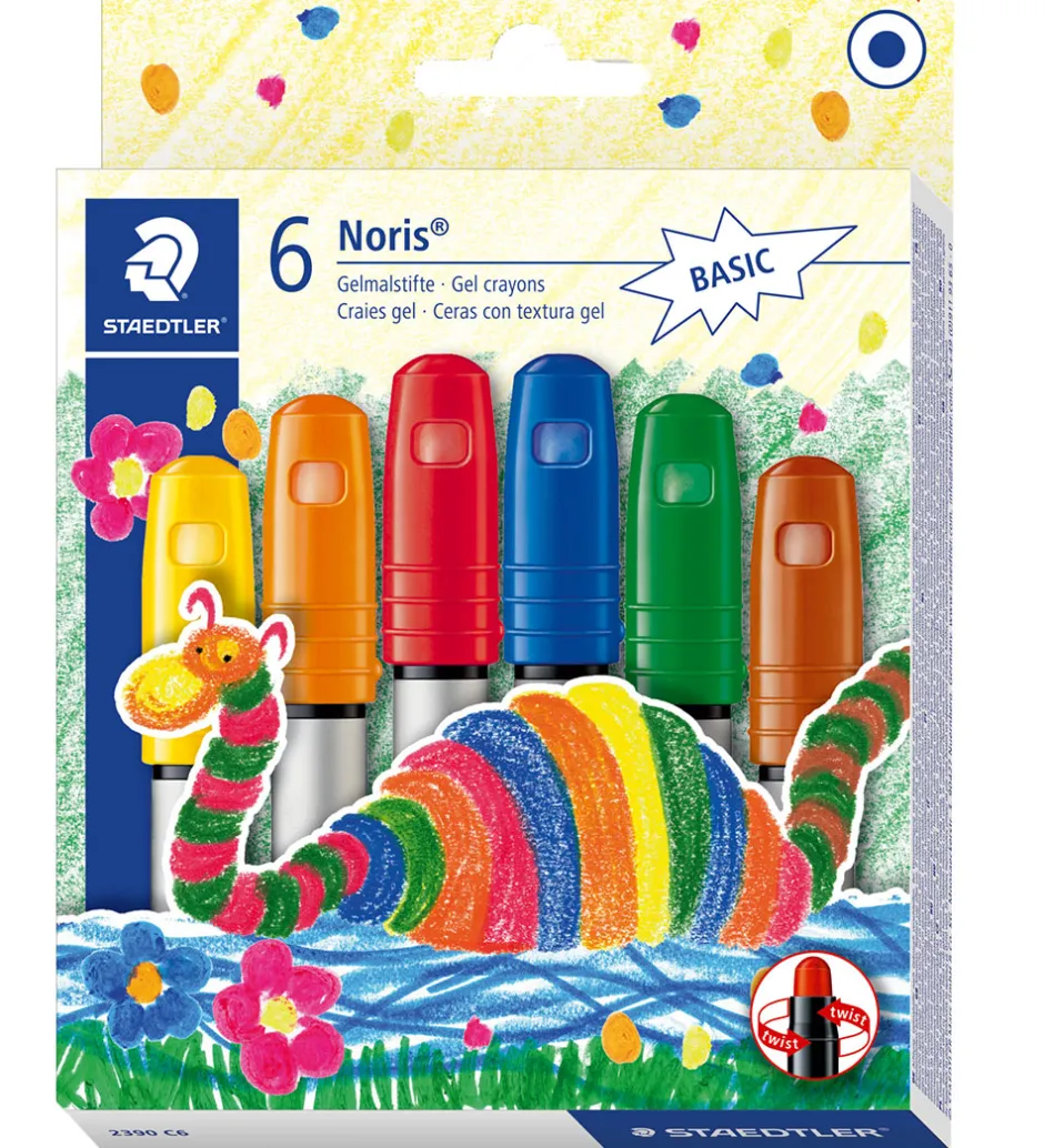 Farvekridt - Gel Twisters - 6 stk>Staedtler Sale