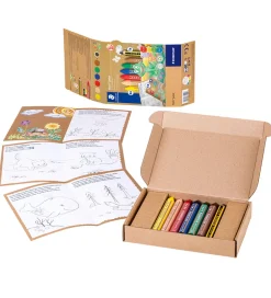 Farvekridt m. Aktivitetsbog - Noris Junior - 7 stk.>Staedtler Online