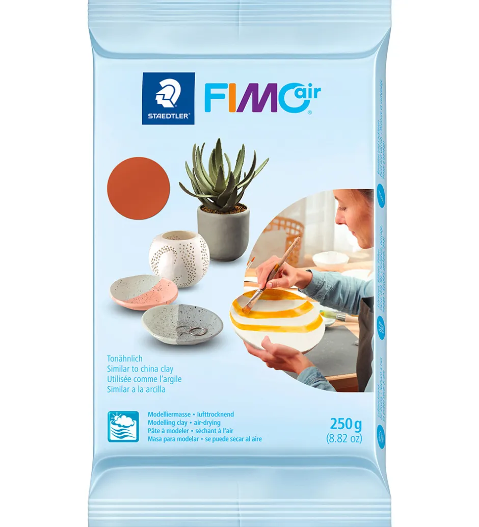 FIMO Modellervoks - Air - 250g - Terracotta>Staedtler
