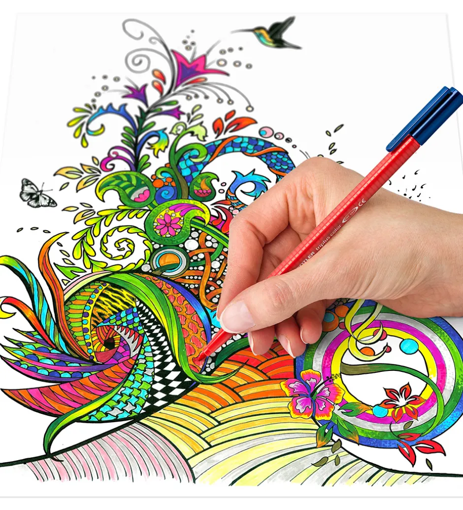 Tuscher - 20 stk - Triplus Fibre-tip Pen - 1,0 mm>Staedtler Sale