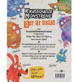 Aktivitesbog - Krusedulle Monstrene - Lær at Male>Straarup & Co Online