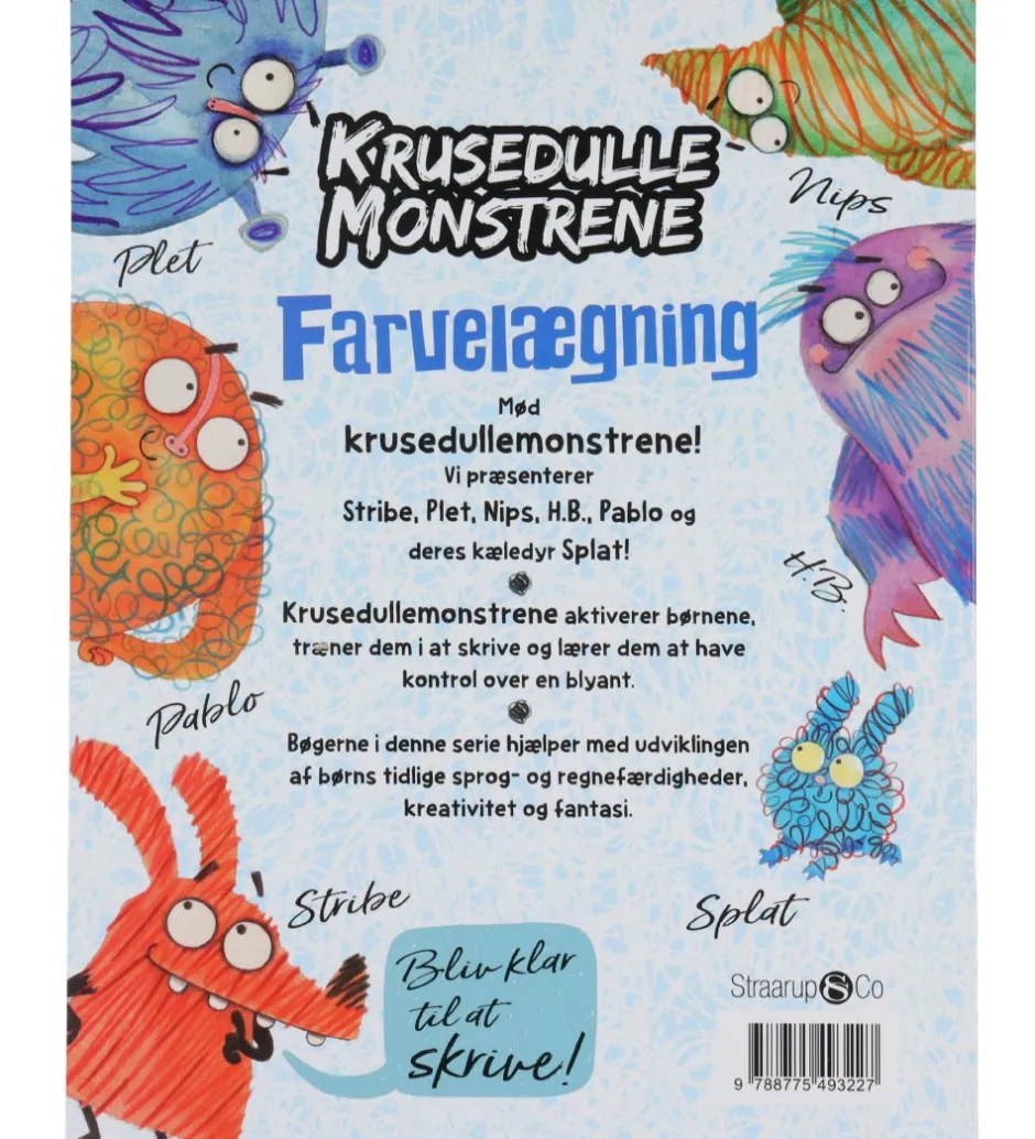 Aktivitetsbog - Krusedulle Monstrene>Straarup & Co Clearance