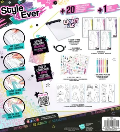 Fashion Designer Pad m. Lys>Style 4 Ever