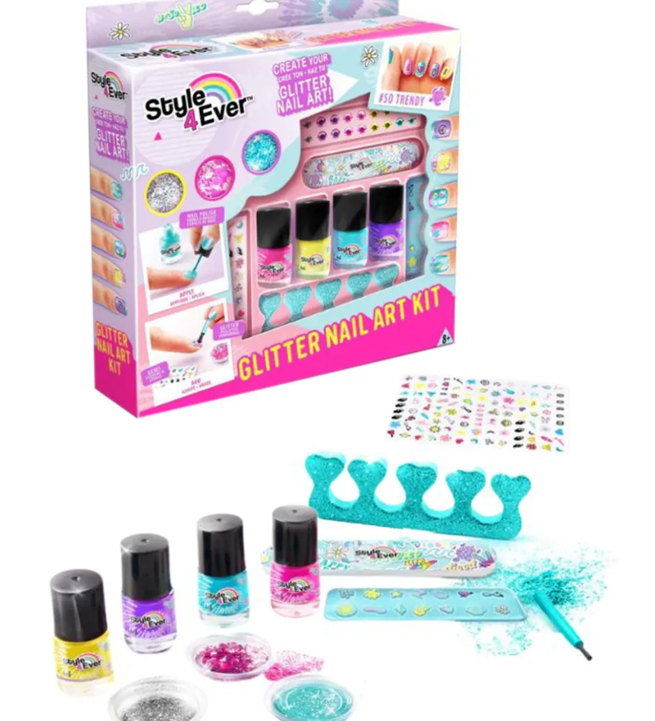 Glitter Neglekunst Kit>Style 4 Ever Best