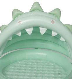 Badebassin - 100x115 cm - Grøn Dino>SunnyLife Online