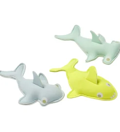 Dykkervægte - 3-pak - Salty The Shark - Aqua Neon Yell>SunnyLife Outlet