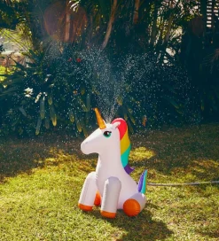 Sprinkler - 70x70 - Oppustelig - Enhjørning - Hvid><noscript><img width=