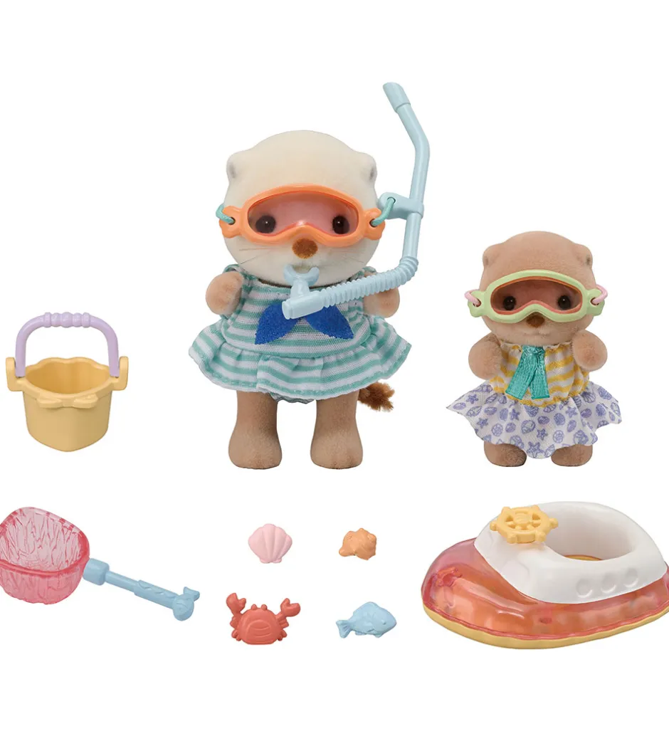 - Sea Otter Sisters Splashy Snorkel - 5804>Sylvanian Families Hot