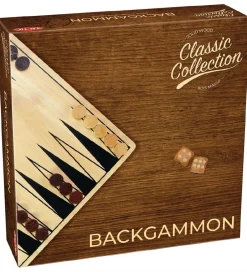 Brætspil - Backgammon - Classic Collection - Træ>TACTIC Clearance