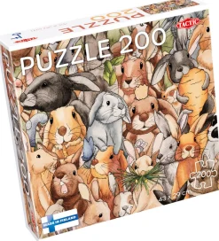 Puslespil - 200 Brikker - 43x29 cm - Kaniner>TACTIC