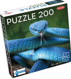 Puslespil - 200 Brikker - 43x29 cm - Blue Viper Slange>TACTIC Outlet