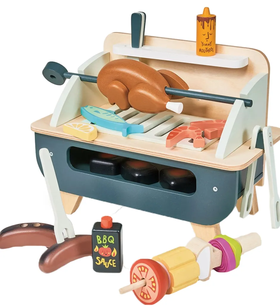 Trælegetøj - BBQ Grillsæt>Tender Leaf Hot