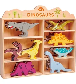 Trælegetøj - 8 Dinosaurer>Tender Leaf New