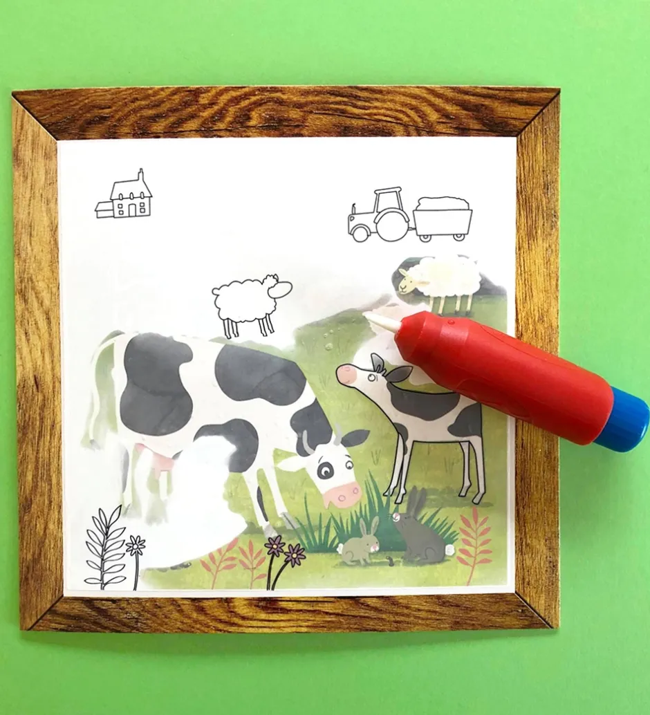 Farvesæt - Magic Painting World - Farm>Tiger Tribe Discount