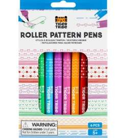 Tuscher - Roller Pattern Pens - 6 stk>Tiger Tribe Sale