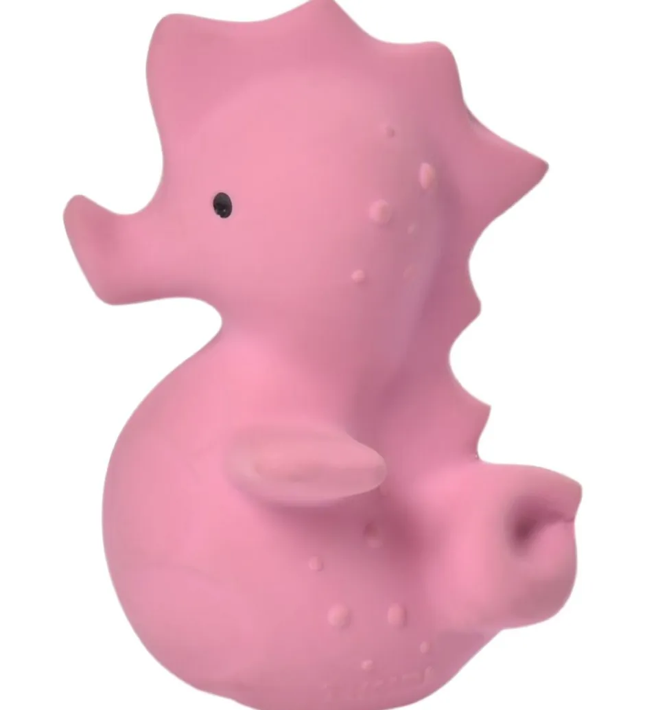 Bidedyr - Naturgummi - Søhest - Rosa>Tikiri New
