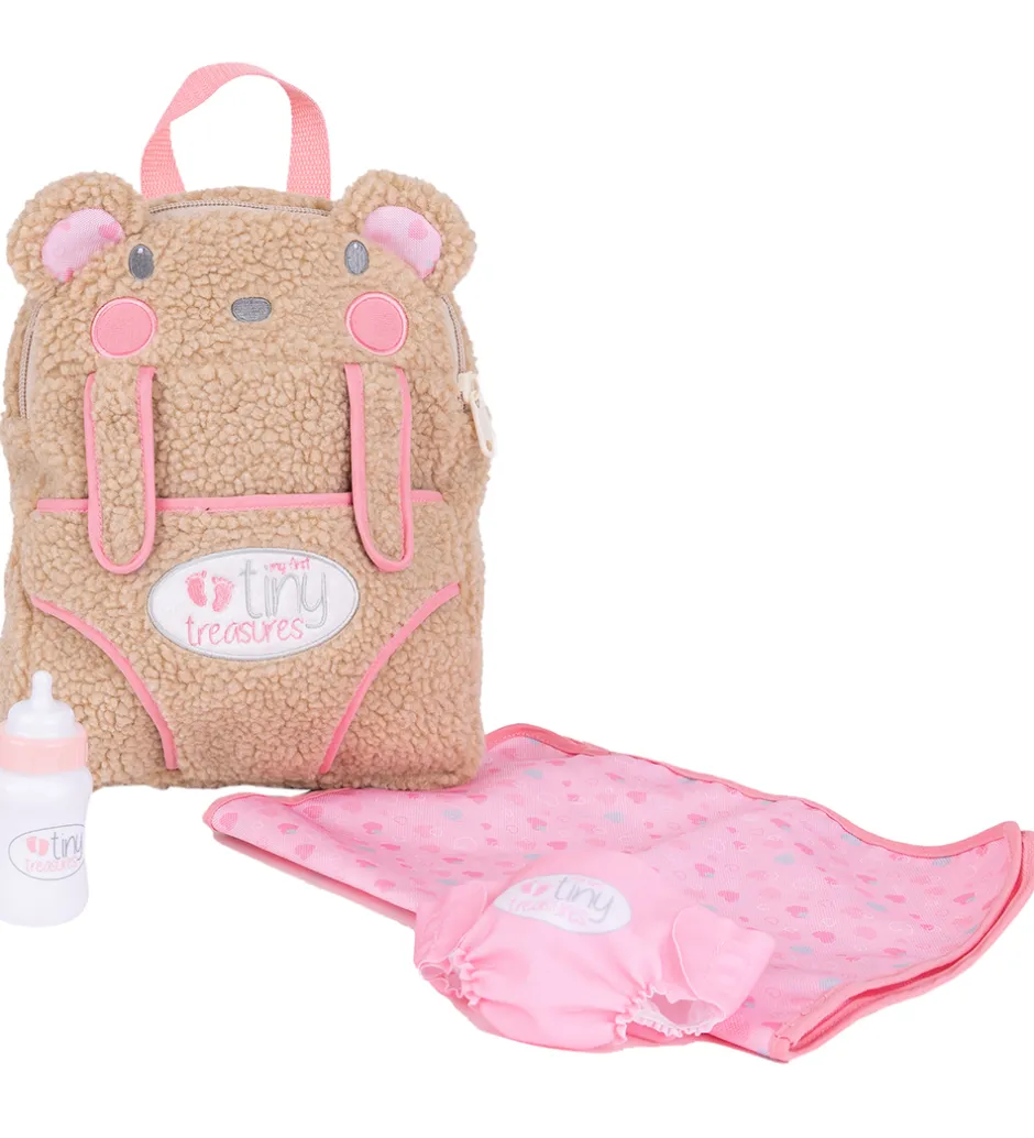Rygsæk m. Tilbehør - Bear Hug Changing Bag>Tiny Treasures Online