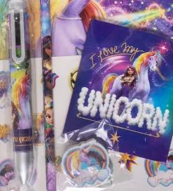 Skrivesæt m. Multifarvet Kuglepen>Unicorn Academy Best