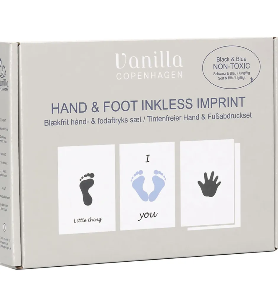 Hånd- og Fodaftryksæt - Sort/Blå>Vanilla Copenhagen Sale