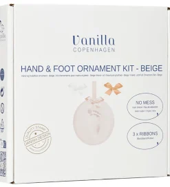 Hånd- og Fodaftryksæt m. Bånd - Beige><noscript><img width=