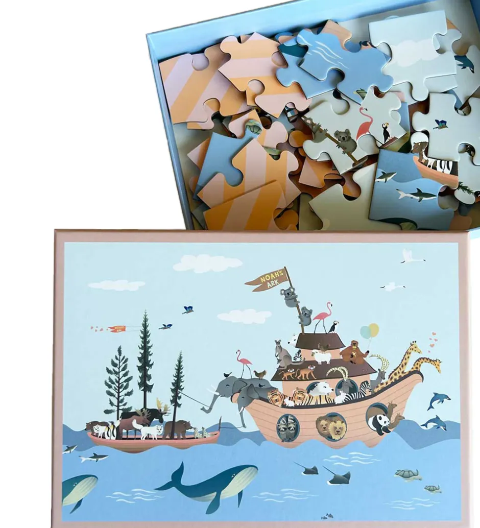 Puslespil - 30x40 cm - 42 Brikker - Noah's Ark>Vissevasse Discount