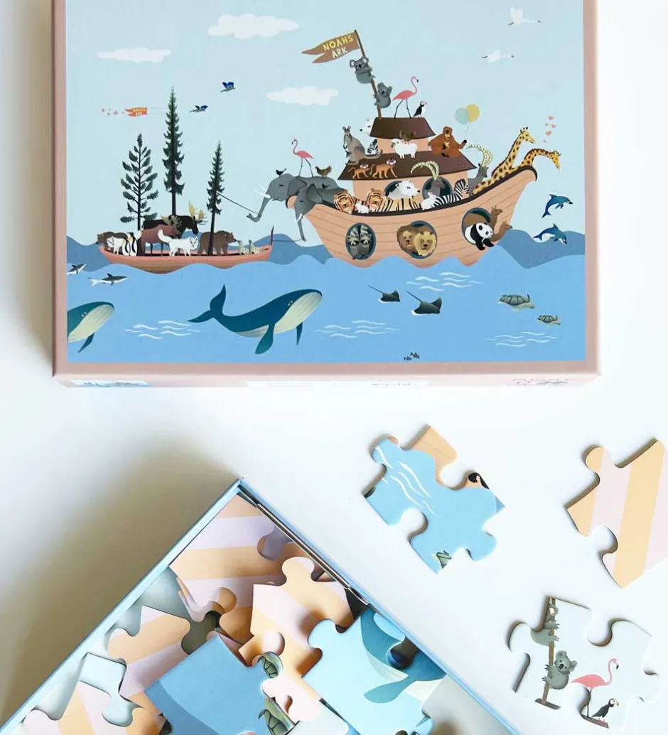 Puslespil - 30x40 cm - 42 Brikker - Noah's Ark>Vissevasse Discount