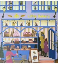 Puslespil - 15x21 cm - 150 Brikker - Little Bakery>Vissevasse Hot