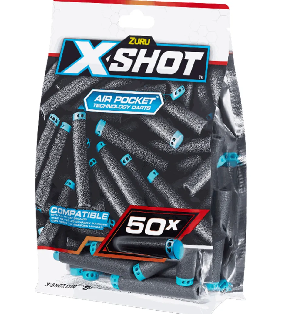 Skumpile - Excel - 50 stk - Refill Pack>X-SHOT Clearance